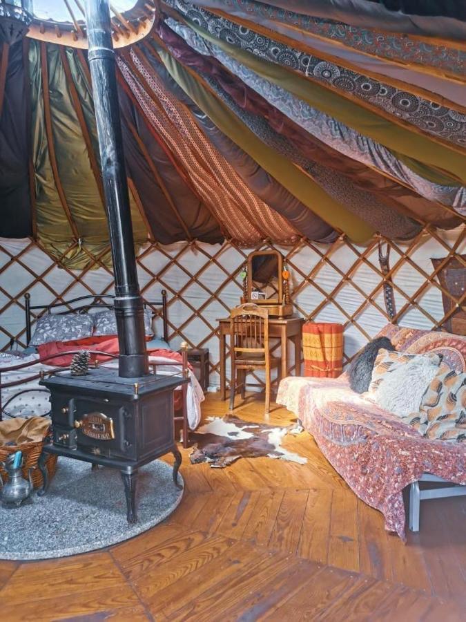 Star Gazing Luxury Yurt With River Views, Off Grid Eco Living Vale do Barco Buitenkant foto